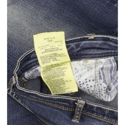 Wrangler Sara Men Blue Straight Regular Stretch Jeans W32 L31