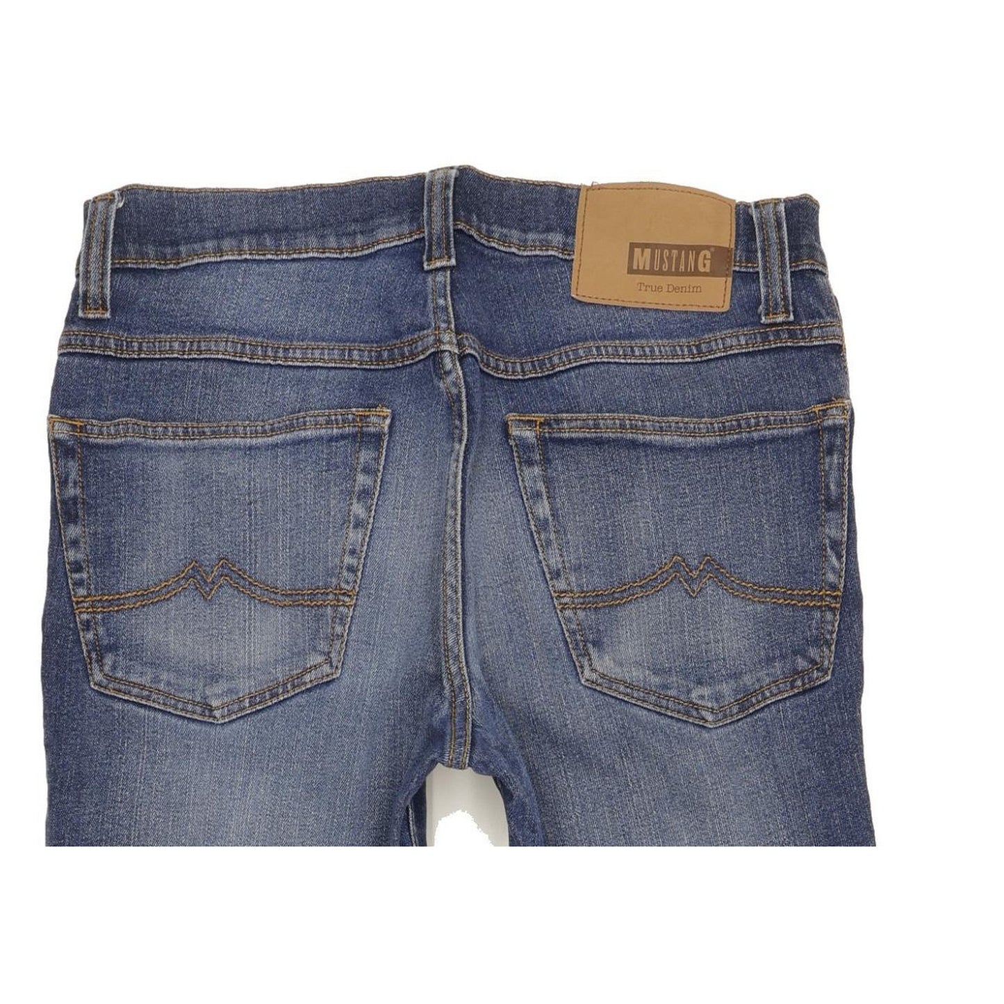 Mustang Men Blue Straight Regular Jeans W32 L31
