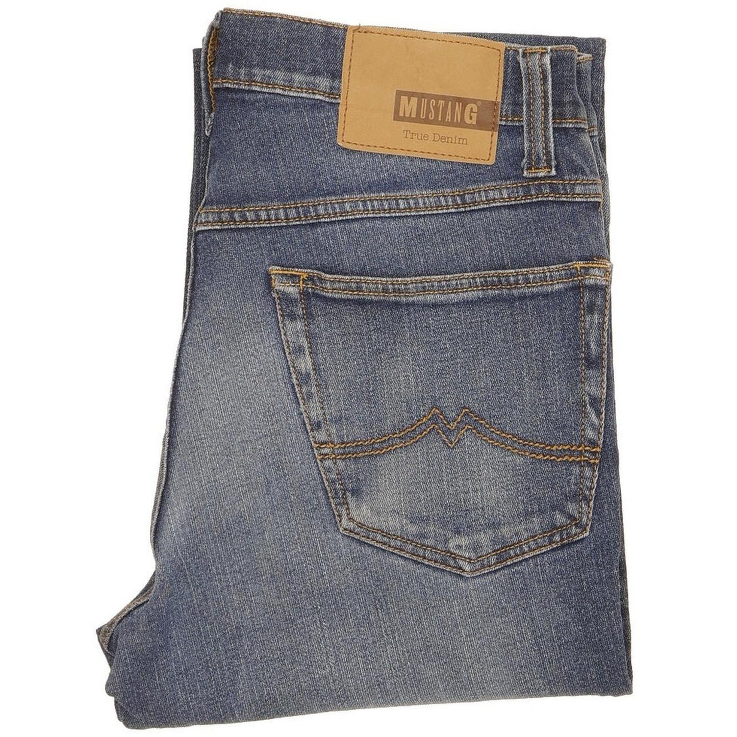 Mustang Men Blue Straight Regular Jeans W32 L31