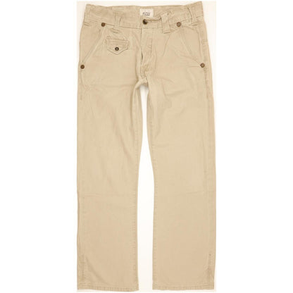 Levi's Men Beige Straight Regular Jeans W33 L32