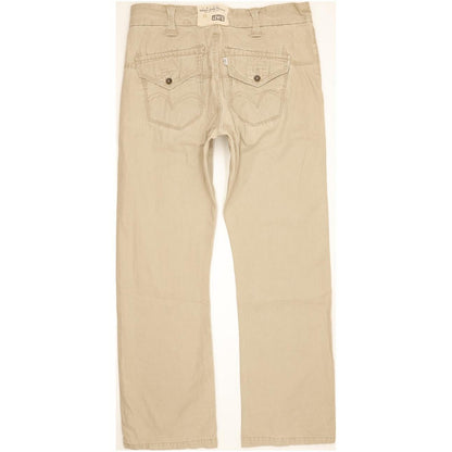 Levi's Men Beige Straight Regular Jeans W33 L32