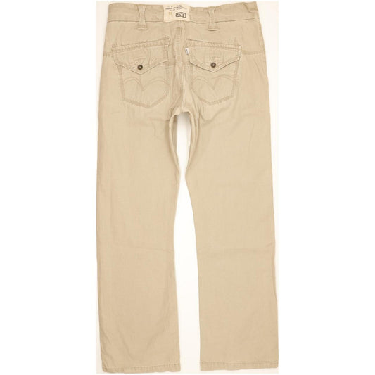 Levi's Men Beige Straight Regular Jeans W33 L32