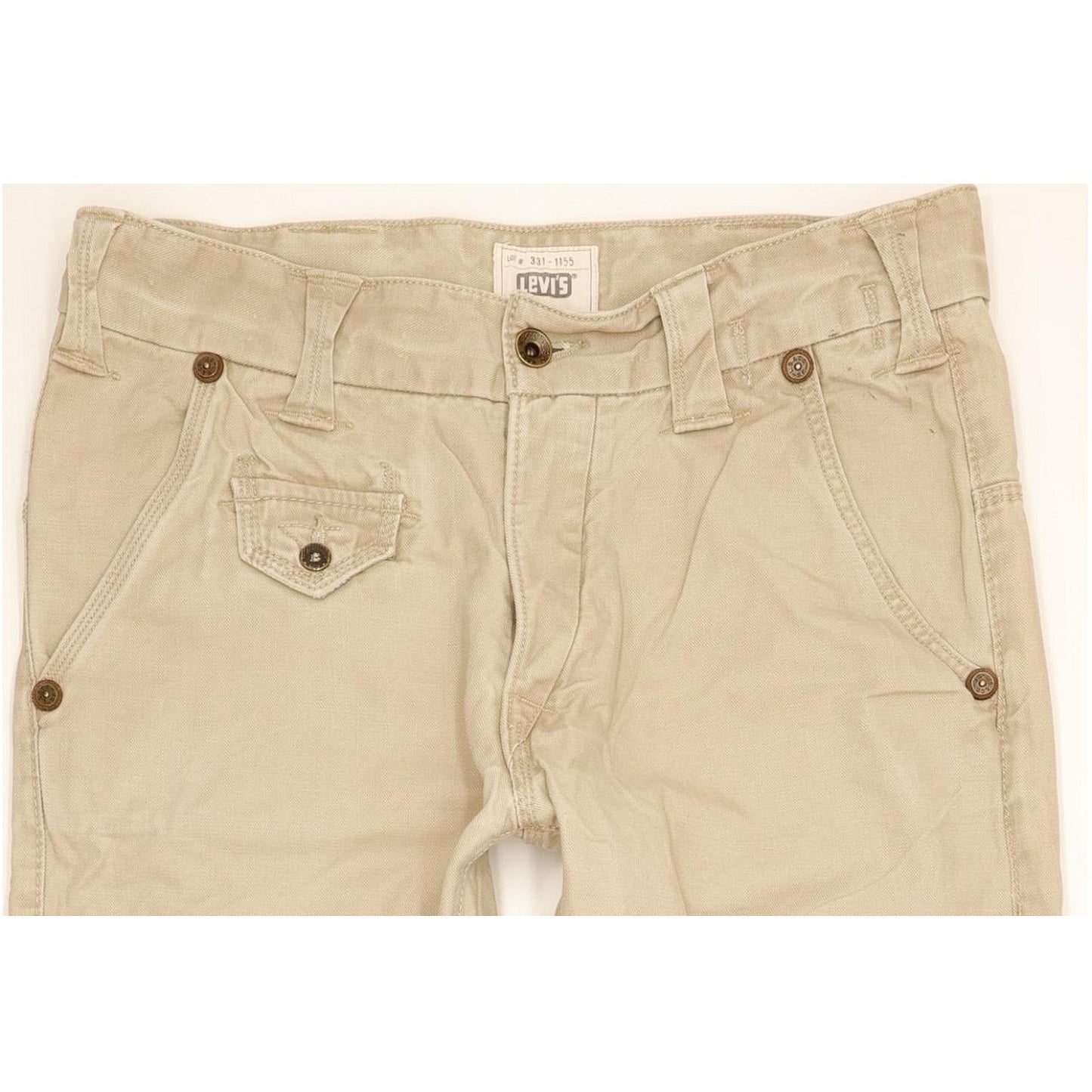 Levi's Men Beige Straight Regular Jeans W33 L32