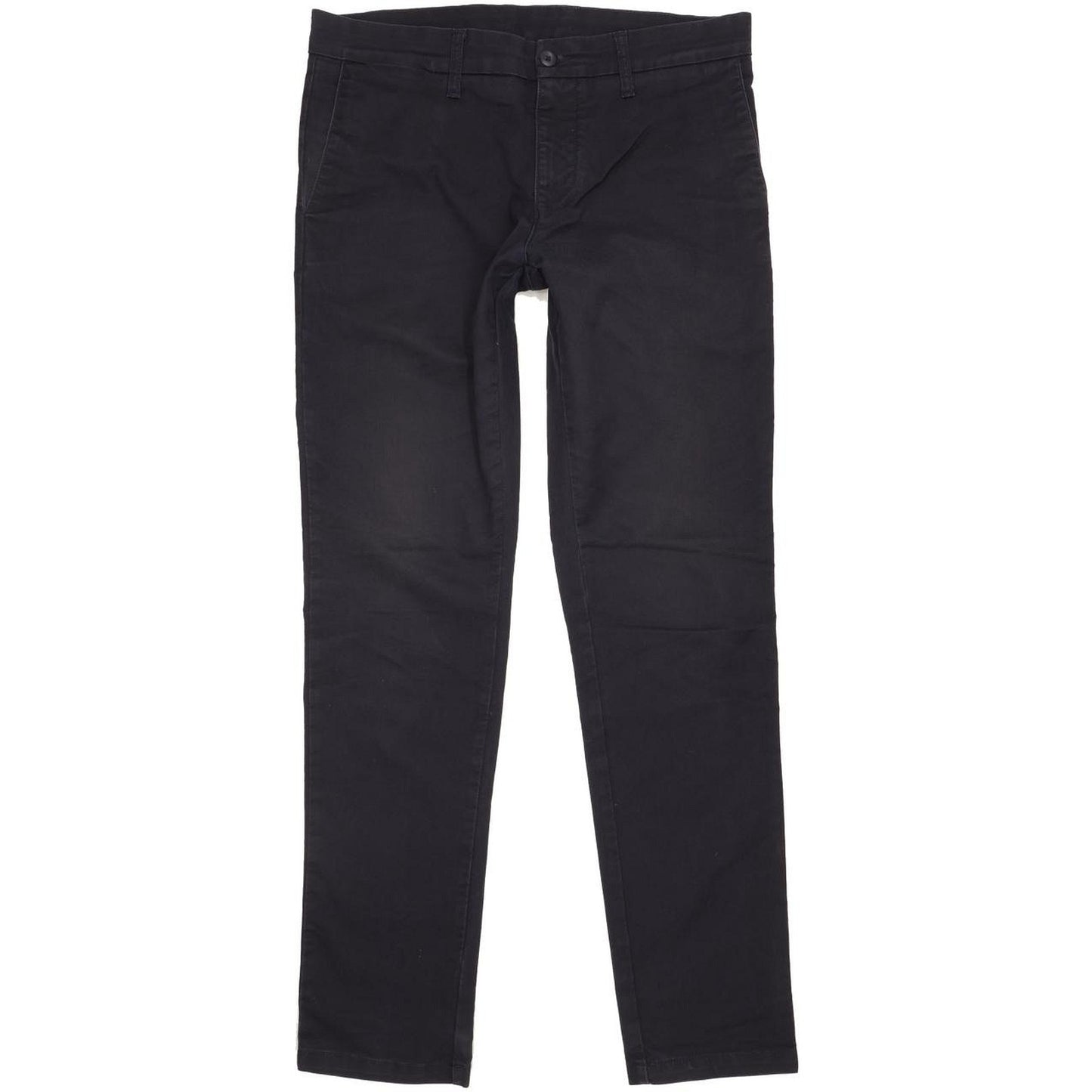 Carhartt Men Navy Straight Slim Stretch Jeans W34 L33
