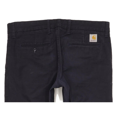 Carhartt Men Navy Straight Slim Stretch Jeans W34 L33