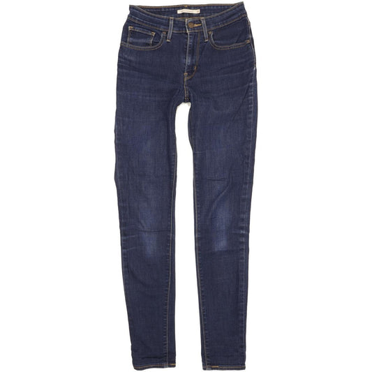 Levi's 721 Women Blue Skinny Slim Stretch Jeans W27 L31