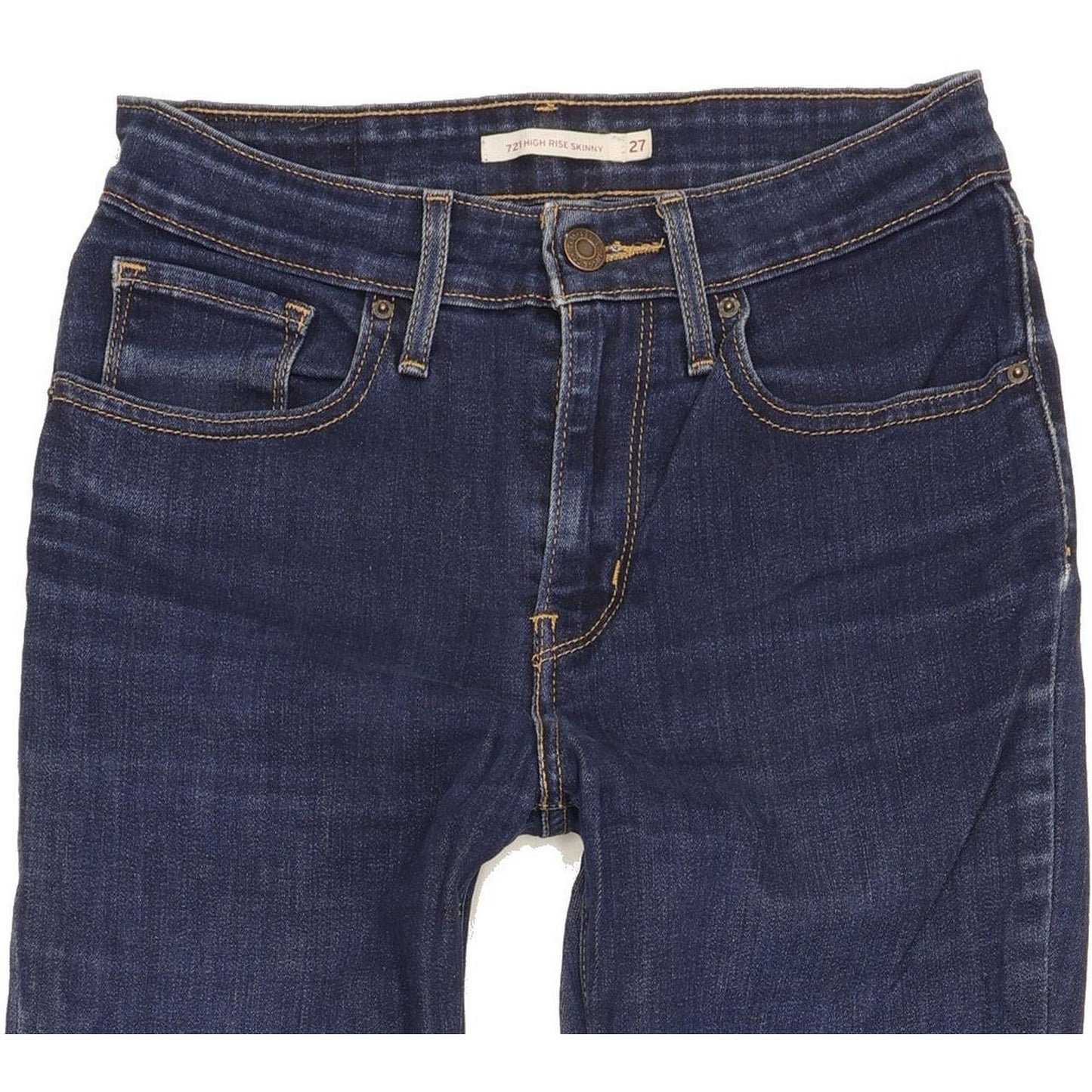 Levi's 721 Women Blue Skinny Slim Stretch Jeans W27 L31