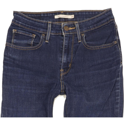 Levi's 721 Women Blue Skinny Slim Stretch Jeans W27 L31