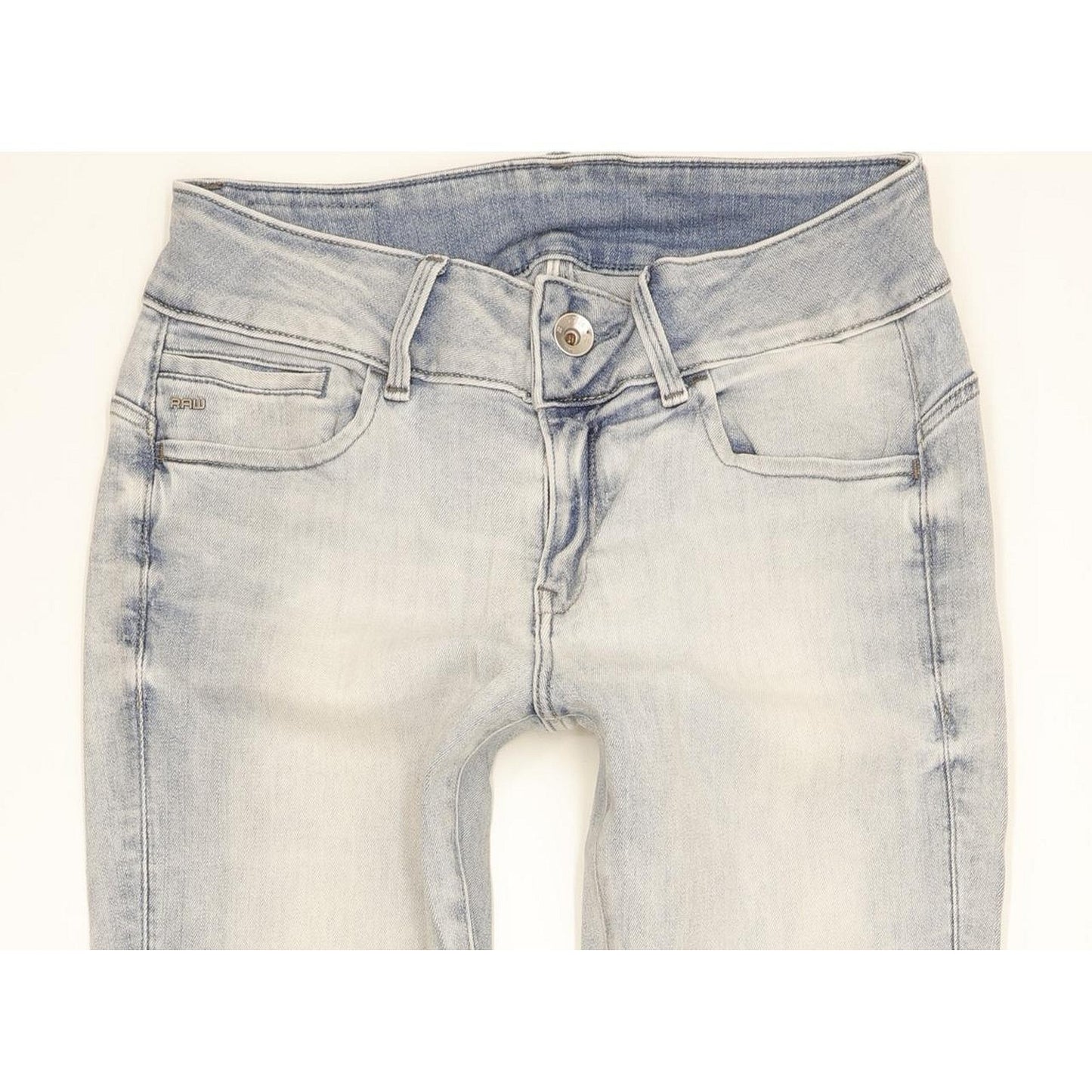 G-Star Women Blue Skinny Slim Stretch Jeans W26 L32