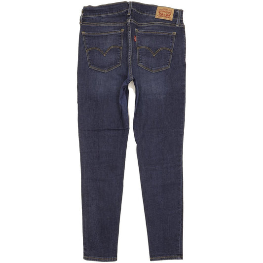 Levi's 710 Super Women Blue Skinny Slim Stretch Jeans W30 L27