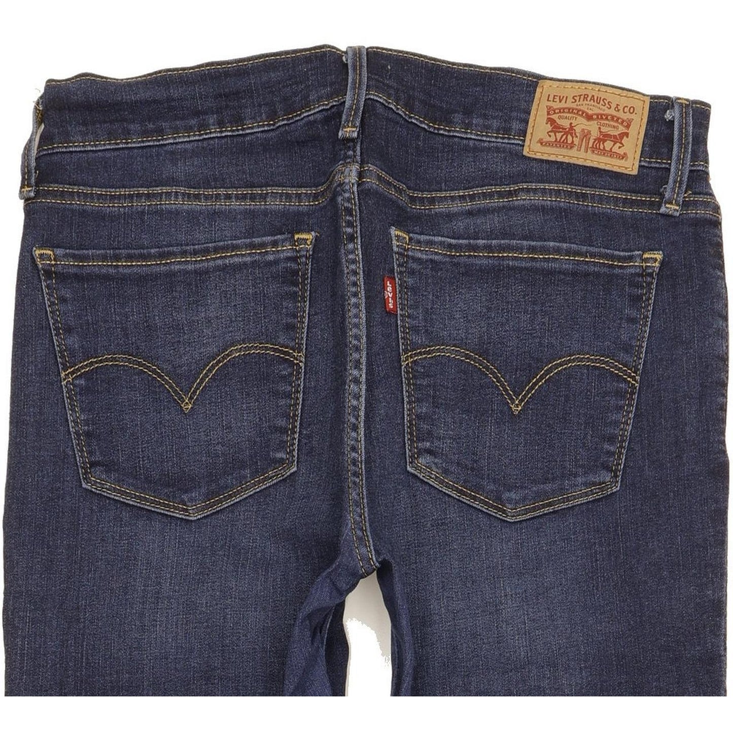 Levi's 710 Super Women Blue Skinny Slim Stretch Jeans W30 L27