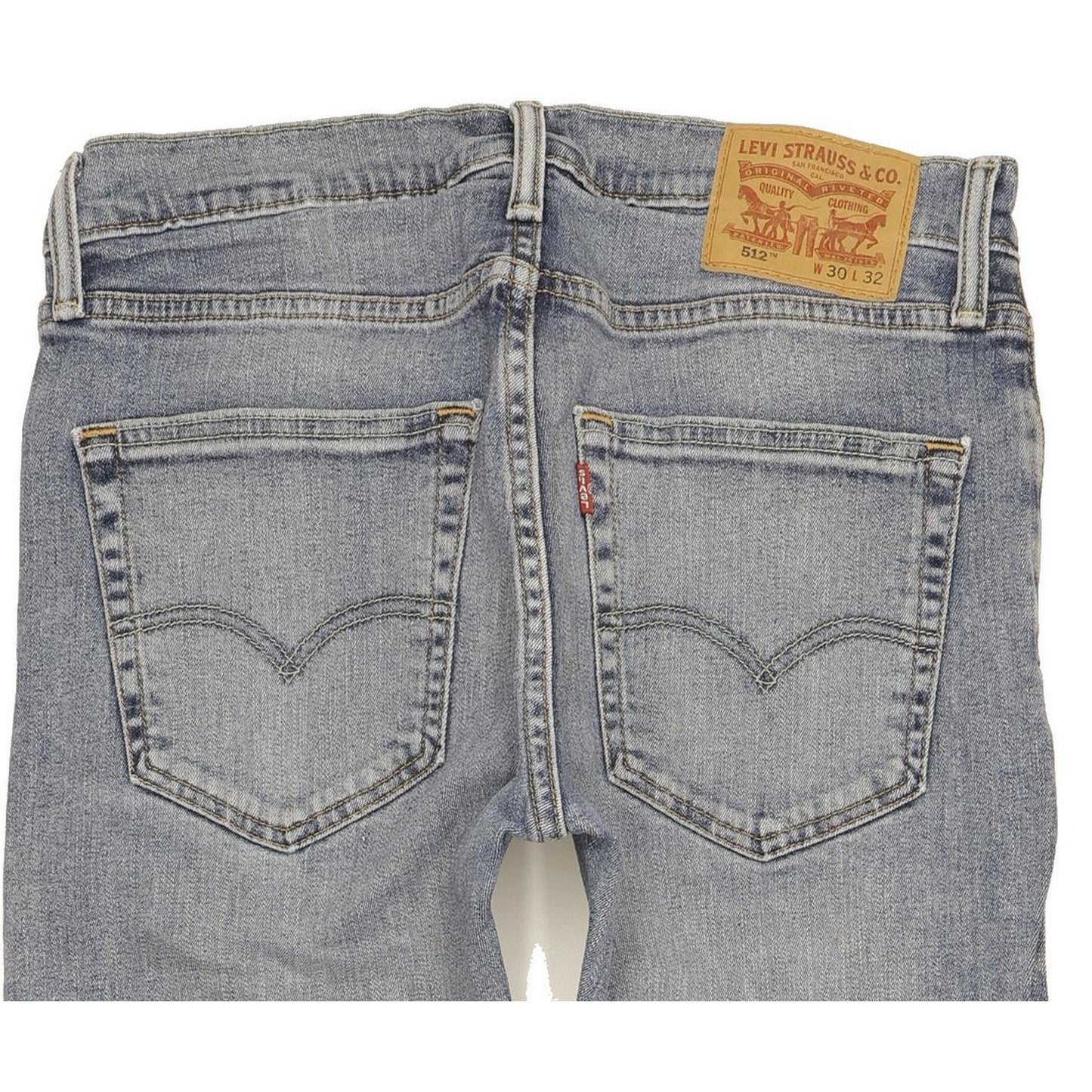 Levi's 512 Men Blue Tapered Slim Stretch Jeans W30 L30