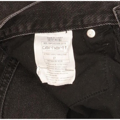 Carhartt Men Black Straight Regular Jeans W27 L26