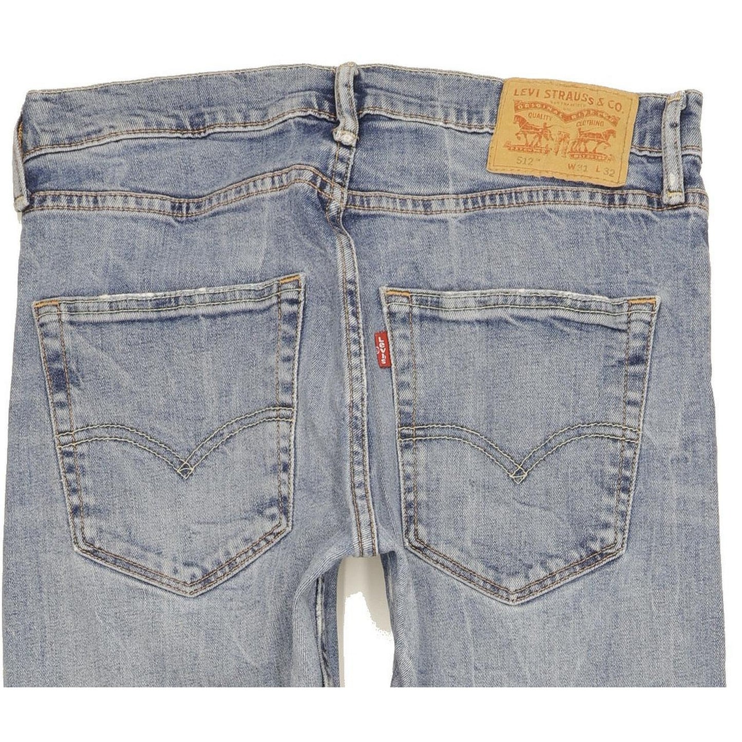 Levi's 512 Men Blue Tapered Slim Stretch Jeans W31 L31
