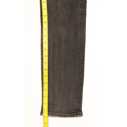 Lee Luke Men Black Skinny Slim Stretch Jeans W34 L33