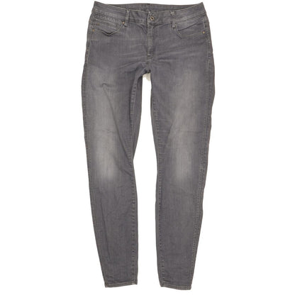 G-Star Shape High Women Grey Skinny Slim Stretch Jeans W35 L34