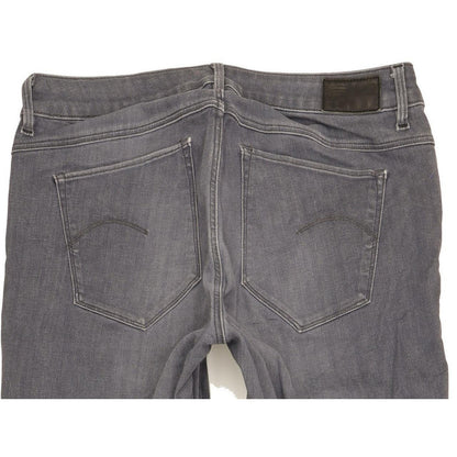 G-Star Shape High Women Grey Skinny Slim Stretch Jeans W35 L34