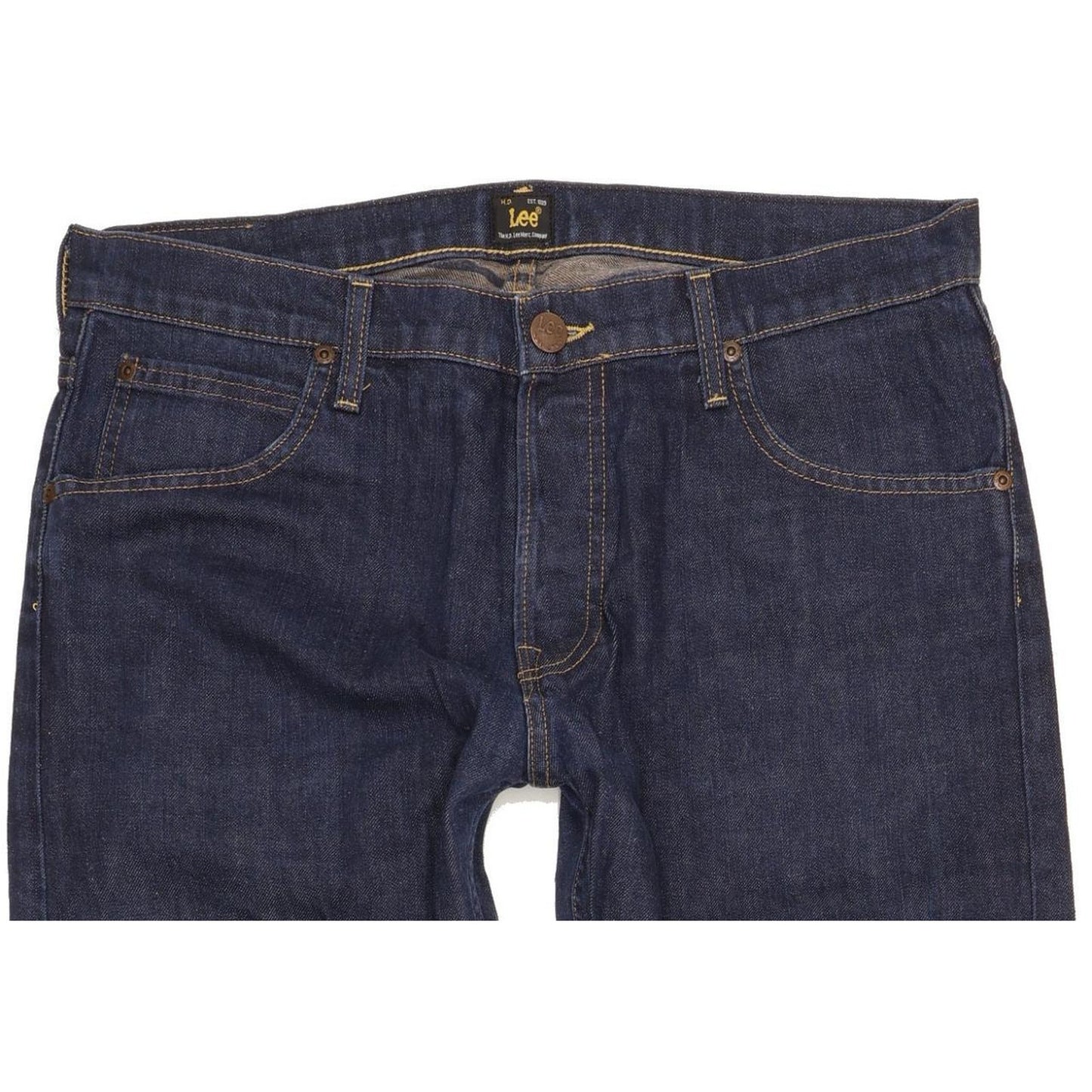 Lee Chase Men Blue Straight Slim Jeans W33 L31