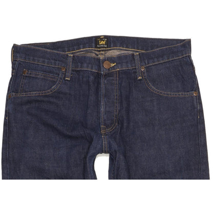 Lee Chase Men Blue Straight Slim Jeans W33 L31