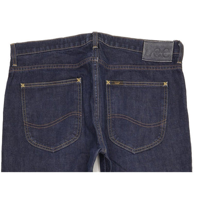 Lee Chase Men Blue Straight Slim Jeans W33 L31