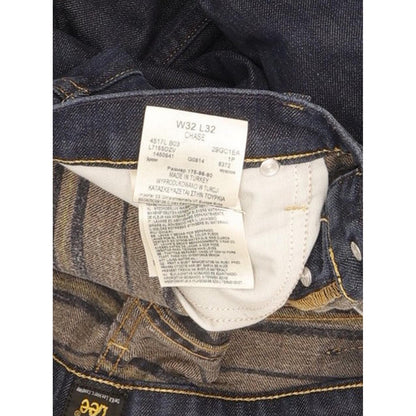 Lee Chase Men Blue Straight Slim Jeans W33 L31