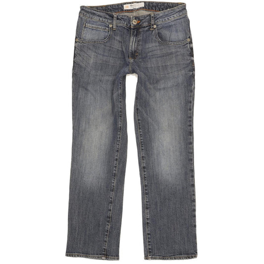 Lee Men Blue Straight Regular Stretch Jeans W32 L30