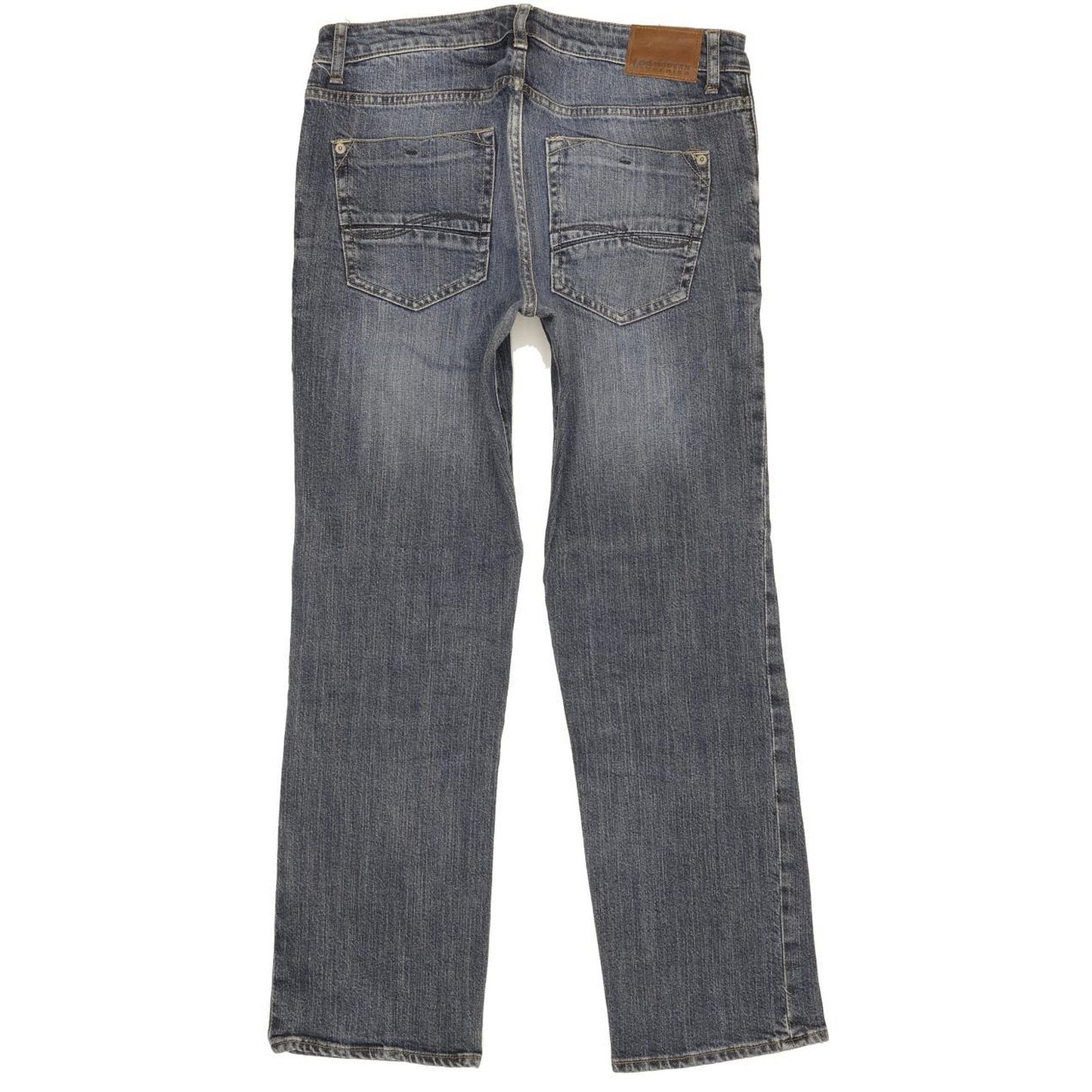 Lee Men Blue Straight Regular Stretch Jeans W32 L30