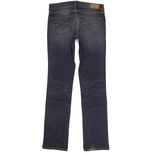 Levi's Demi Curve Women Blue Straight Slim Stretch Jeans W30 L34