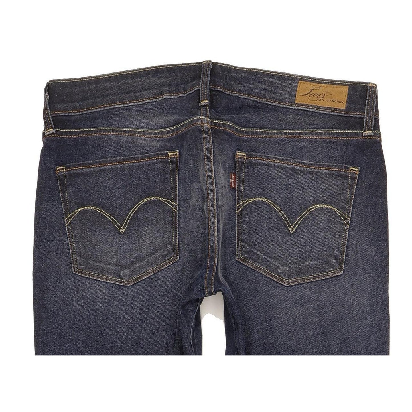 Levi's Demi Curve Women Blue Straight Slim Stretch Jeans W30 L34