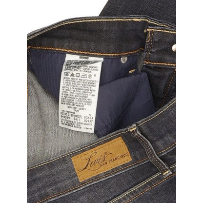Levi's Demi Curve Women Blue Straight Slim Stretch Jeans W30 L34