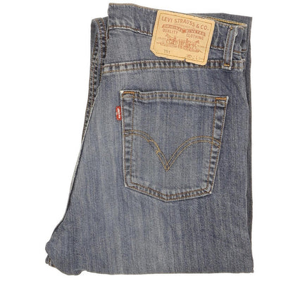 Levi's 751 Men Blue Straight Regular Jeans W32 L32
