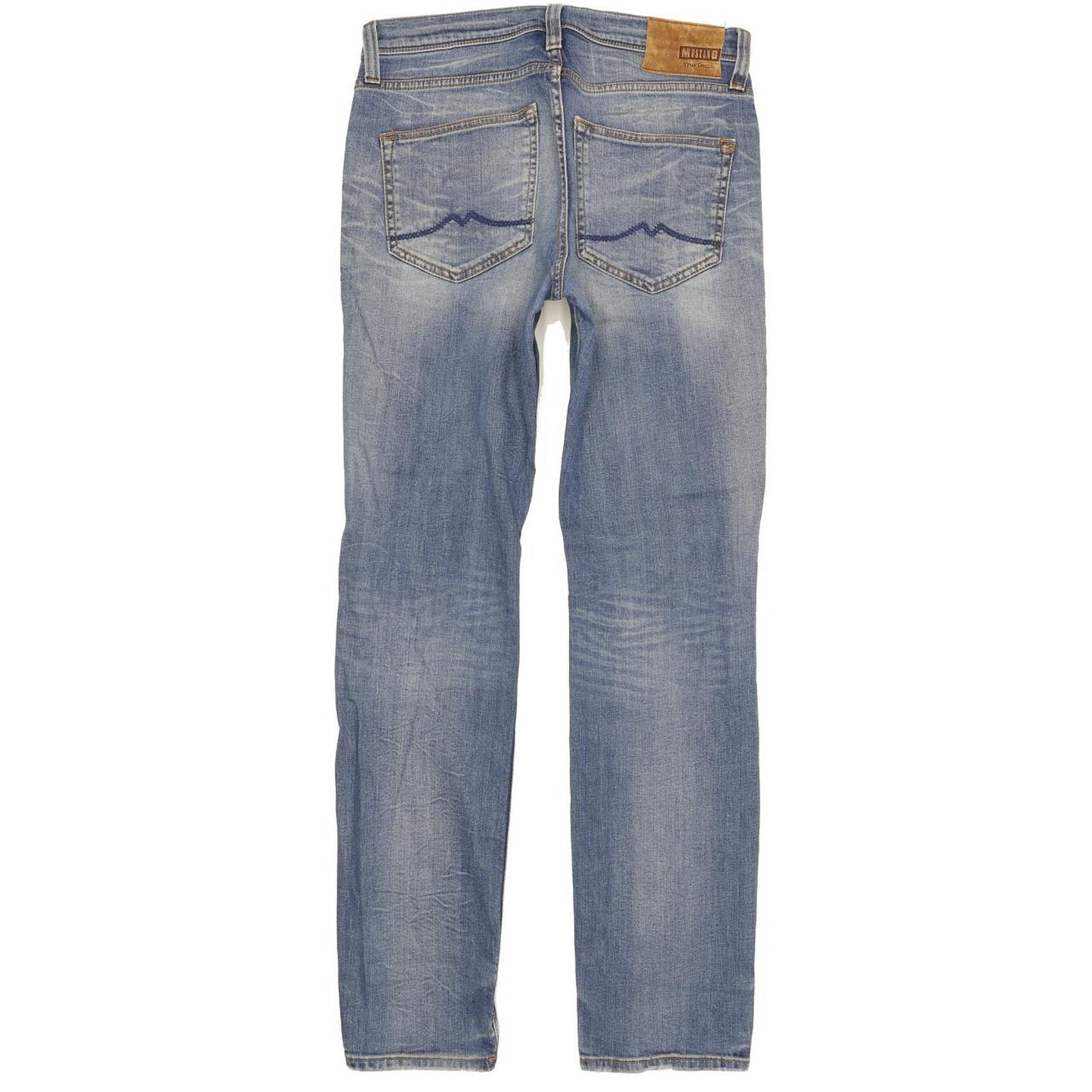 Mustang Vegas Men Blue Skinny Slim Stretch Jeans W31 L33