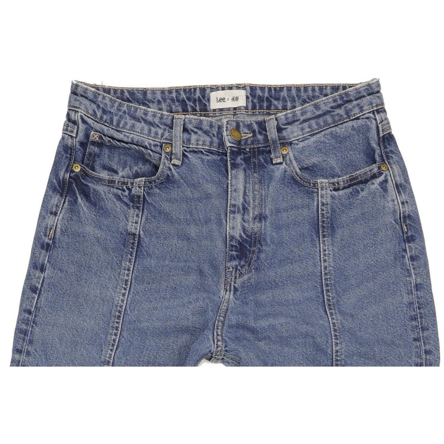 Lee H&M Blue Tapered Relaxed Jeans High Waisted W30 L30