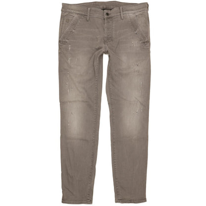 G-Star Bronson Women Grey Tapered Slim Stretch Jeans W34 L34