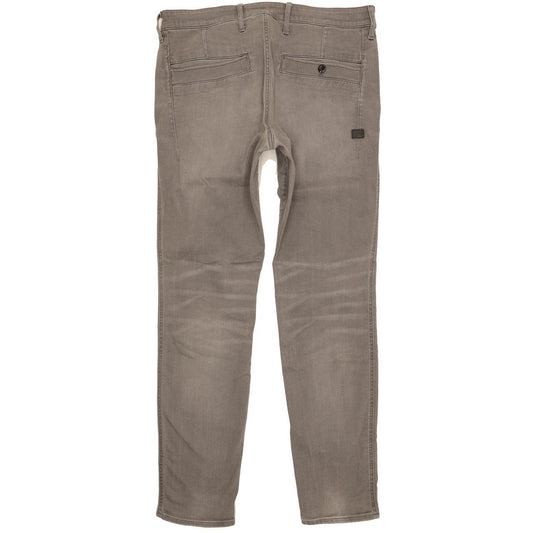 G-Star Bronson Women Grey Tapered Slim Stretch Jeans W34 L34