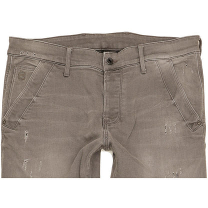 G-Star Bronson Women Grey Tapered Slim Stretch Jeans W34 L34