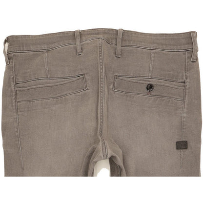 G-Star Bronson Women Grey Tapered Slim Stretch Jeans W34 L34