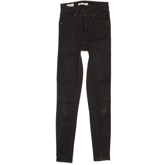Levi's Mile Women Black Skinny Slim Stretch Jeans W24 L30