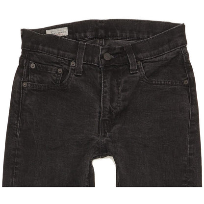 Levi's 519 Men Black Skinny Slim Stretch Jeans W29 L30