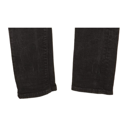 Levi's 519 Men Black Skinny Slim Stretch Jeans W29 L30
