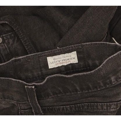 Levi's 519 Men Black Skinny Slim Stretch Jeans W29 L30
