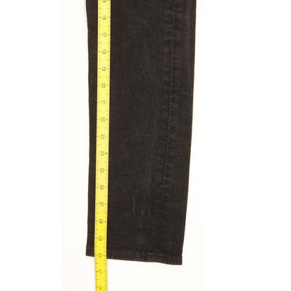 Levi's 519 Men Black Skinny Slim Stretch Jeans W29 L30