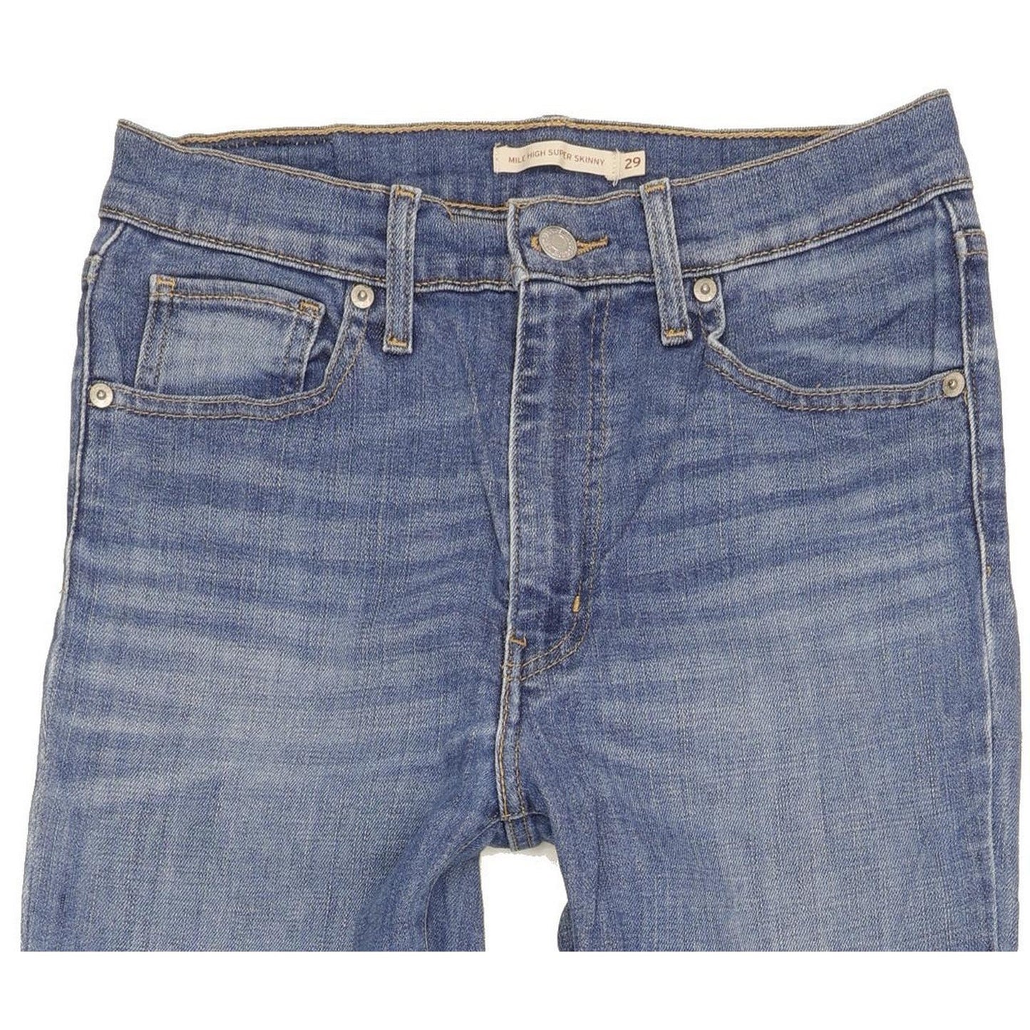Levi's Mile Women Blue Skinny Slim Stretch Jeans W29 L33