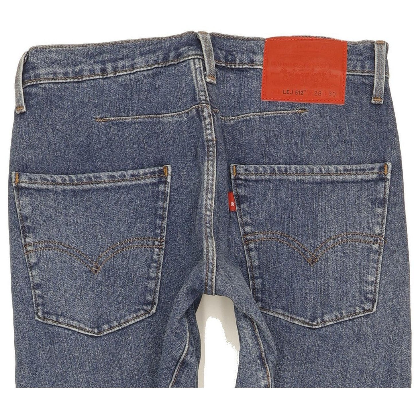 Levi's Engineered LEJ 512 Women Blue Skinny Slim Stretch Jeans W28 L28
