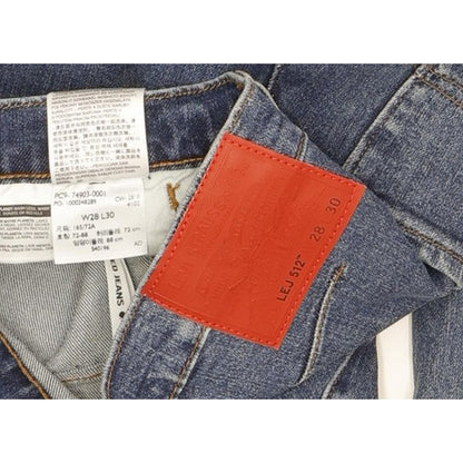 Levi's Engineered LEJ 512 Women Blue Skinny Slim Stretch Jeans W28 L28