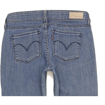 Levi's Women Blue Skinny Slim Stretch Jeans W26 L32
