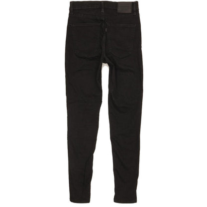 Levi's Mile Women Black Skinny Slim Stretch Jeans W26 L28