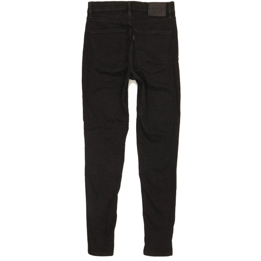 Levi's Mile Women Black Skinny Slim Stretch Jeans W26 L28