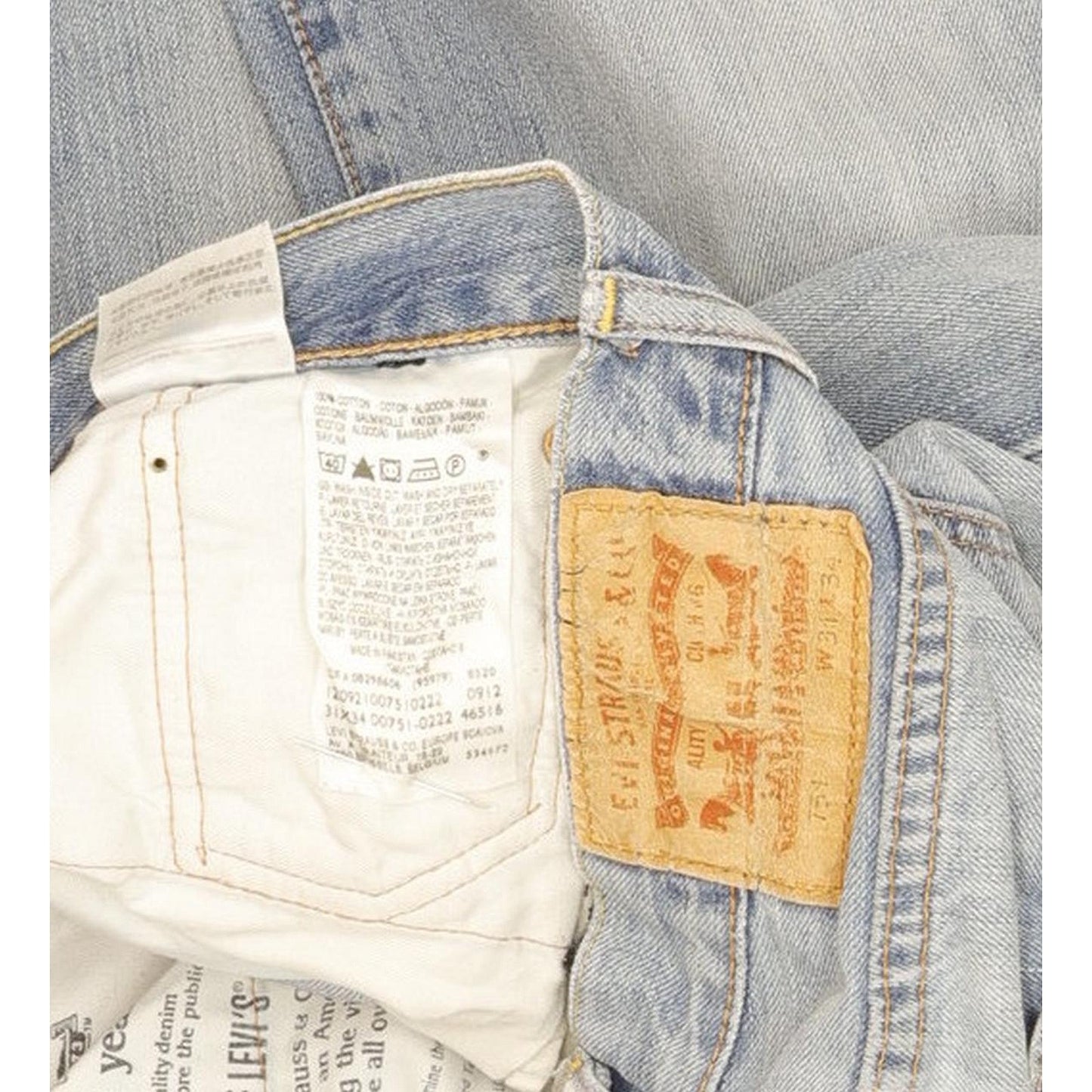 Levi's 751 Men Blue Straight Regular Jeans W31 L34
