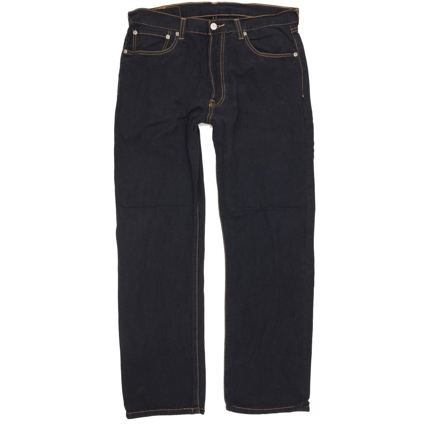 Levi's 501 Men Navy Straight Regular Trousers W34 L30